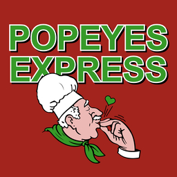 Popeyes Express logo.